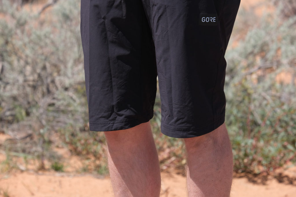 black shorts close up